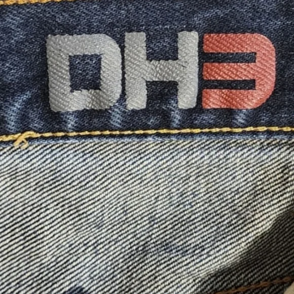 DH3 Slim Tapered Men’s Jeans 38x30 Dark Wash Modern Spring Denim - Picture 7 of 7